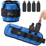 Sportneer Adjustable Ankle Weights for Women and Men1 Pair 1 2 3 4 6 7lbs Upgraded Easily Adjustable Leg Weight, Weighted Wrist Weight Strap for Gym, Fitness, Workout, Walking, Dancing