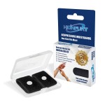 Hionfurt Motion Sickness Bands Anti Nausea Wristband for Adult and Kids Morning Sickness Relief for Pregnant Women Acupressure Nausea Relief for Car, Sea, Air Sickness - 1 Pair Black