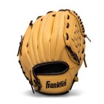 Franklin Sports Field Master Baseball + Softball Glove - Field Master Adult + Youth Baseball + Softball Mitt - Men\'s + Women\'s Gloves - Right Hand Throw - 10 - Camel Brown