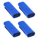 NATAKU 4 Pack Mask Strap Covers, Face Cushion Cover for Strap Headgear, Universal and Reusable Comfort Pads, C P A Accessories & Supplies Soft-Fleece Mask Cover for Reducing Red Marks