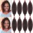 8 Packs Springy Afro Twist Hair 16 inch Pre-Separated Braiding Hair Marley Twist Braiding Hair for Distressed Faux Locs Spring Twist Hair Extensions for Women (T350, 16 Inch (Pack of 8))