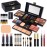 Professional Makeup Kit for Women Full Kit with Mirror 58 Colors All in One Make up Gift Set for Girls Included Eyeshadow,Compact Powder,Blusher,Lipstick,Eyebrow Pencil,Gitter Gel,Eyeliner,Mascara (N)