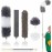 Microfiber Duster Kit High Reach Ceiling Fan Duster with Extendable Pole 100 Telescoping Cobweb Duster for Cleaning, Bendable Head Washable Duster for Ceiling, Fan, Furniture