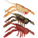 TRUSCEND Pre-Rigged Fishing Jigs, 1:50 Super Durable TPE Bass Fishing Lures, Well-Made Lifelike Soft Crayfish Swimbait, Weedless MarshSwamp Fishing Lure for Trout Crappie Walleye, Keep Separately!