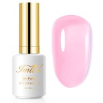 IMTITI Jelly Gel Nail Polish, 0.5 Fl Oz Pink Jelly Gel Polish DIY Nail Art Starter Kit