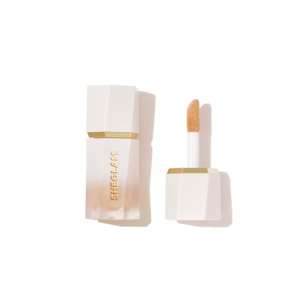 SHEGLAM Glow Bloom Liquid Waterproof Highlighter Long Lasting Cream Highlighter with Shimmer Dewy Finish - Tea Cake