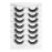 Happy Heartbeat 3D Clear Band Lashes Natural Volume Soft Faux Mink Lashes D Curl Cat Eye Wispy Fake Eyelashes Short Cross Reusable False EyeLashes 7 Pairs (No.197)