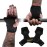 MANUEKLEAR Gym Straps, Double Leather Lifting Straps for Men Deadlift with Cushion Wrist Loop, Gym Lifting Wrist Wraps for Weightlifting