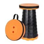 VOLIXOD Foldable Telescoping Stool Portable, Retractable Stool for Adults, Upgraded Collapsible Folding Seats with Load Capacity 550lbs, Camping Stools for Adults