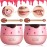 2 Pack Strawberry Lip Mask & Balm Pot - Propolis Moisturizing Hydrating Lip Sleeping Mask - Prevents Dry & Cracked Lips - Exfoliator (Strawberry)