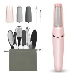 Electric Callus Removers for Feet, Haootadiy Electric Foot Callus Remover Pedicure Kits Rechargeable with12 in 1, Removes Dry Skin for Smoother Feet, Foot Care for Dead Skin Ideal Gift