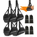 Airplane Footrest (4 Pack), Perfect Foot Hammock for Airplane Travel or Office - Relax Your Feet