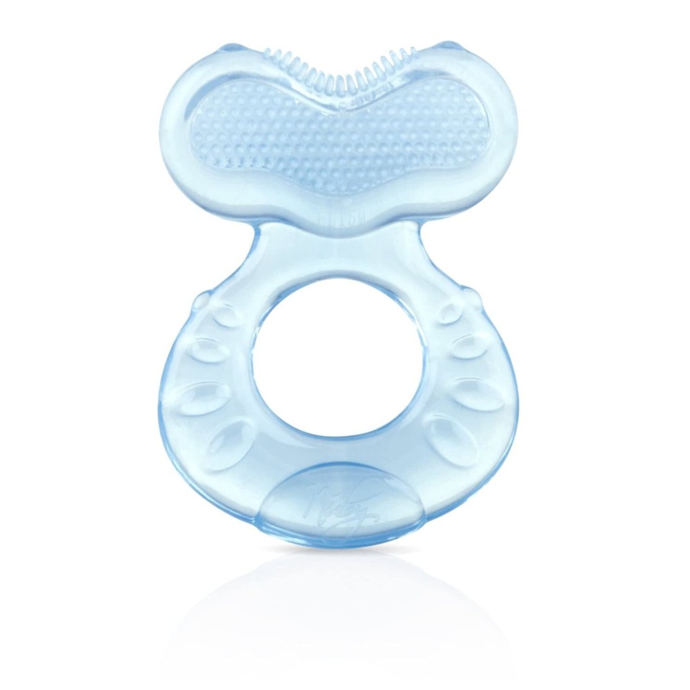 Nuby Silicone Teethe-EEZ Teether with Bristles, Includes Hygienic Case (Pack of 48)