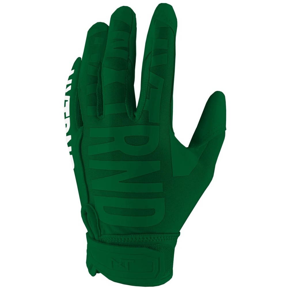 Nxtrnd G1 Men\'s Football Gloves, Adult Sticky Receiver Gloves (Dark Green, X-Large)