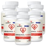 Ubiquinol CoQ10-600mg-Softgel, Active Coq10 Ubiquinol Supplement with Vitamin E & Omega 3, 6, 9, High Absorption-Coenzyme-Q10, Powerful Antioxidant for Energy Production, Tested, 480 Count