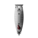 Andis 04780 Professional T-Outliner Beard & Hair Trimmer for Men with Carbon Steel T-Blade, Bump Free Technology - Corded Electric Beard Trimmer, GTO, Grey