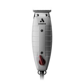 Andis 04780 Professional T-Outliner Beard & Hair Trimmer for Men with Carbon Steel T-Blade, Bump Free Technology - Corded Electric Beard Trimmer, GTO, Grey