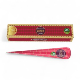 Zenia 100% Natural Temporary Tattoo Paste Cone | 1 Cone 25 grams | Indian Body Art Painting Drawing Tattoos Freckles (Reddish-Brown Color)