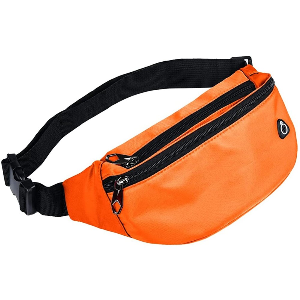 Fanny Pack for Men and Women, Waterproof Sports Waist Pack Bag for Travel Hiking Running Hands-free Wallets, Easy Carry Any Phone