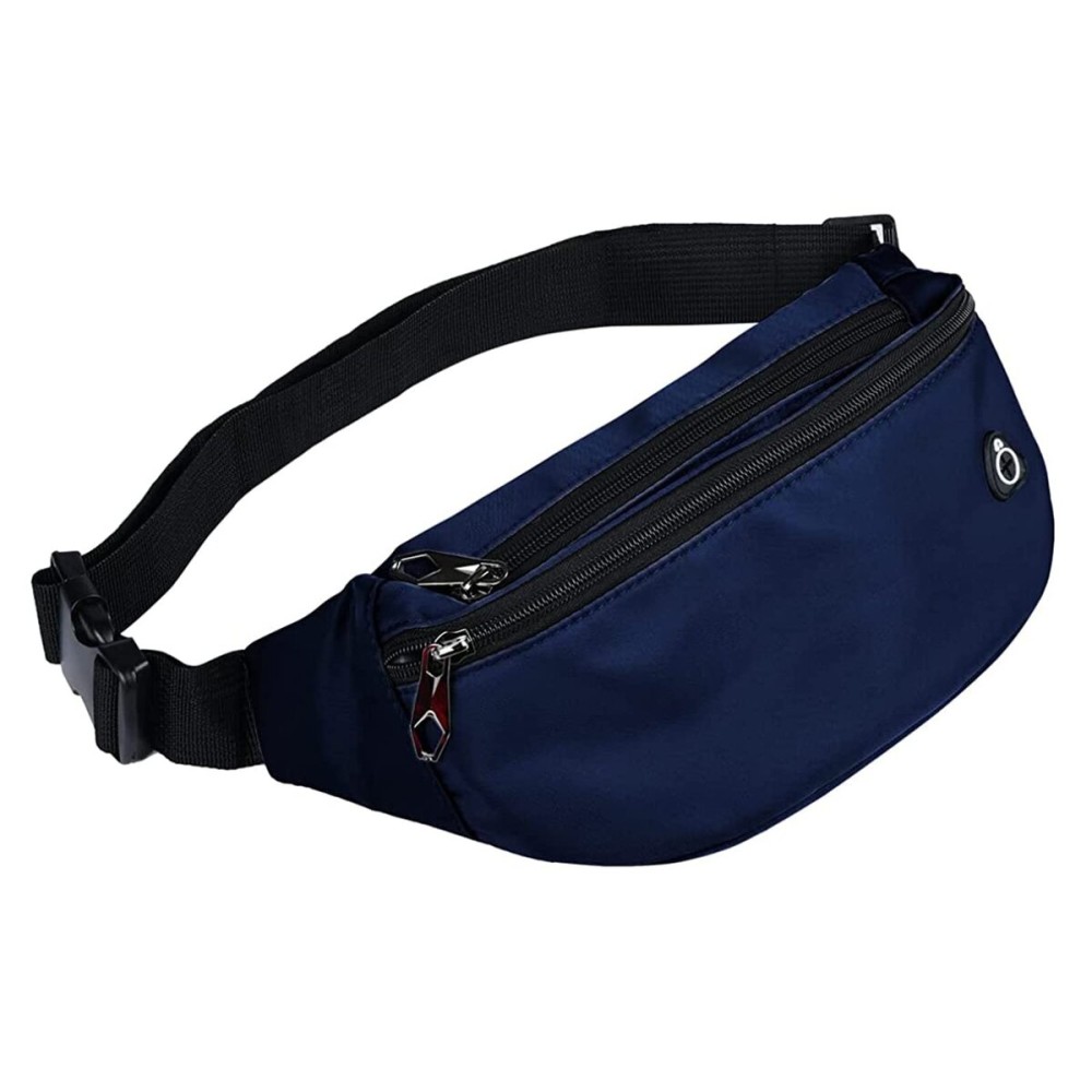 Fanny Pack for Men and Women, Waterproof Sports Waist Pack Bag for Travel Hiking Running Hands-free Wallets, Easy Carry Any Phone