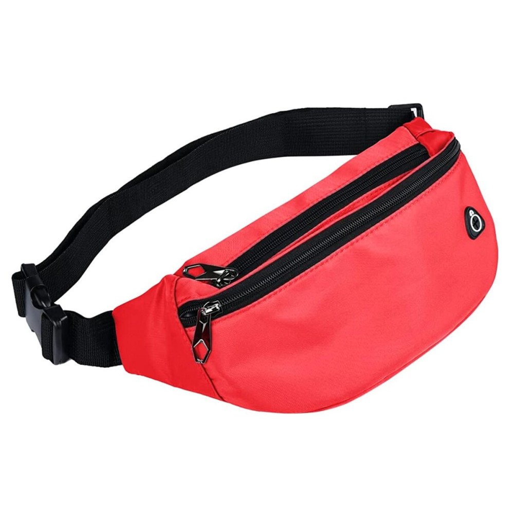 Fanny Pack for Men and Women, Waterproof Sports Waist Pack Bag for Travel Hiking Running Hands-free Wallets, Easy Carry Any Phone