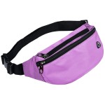 Fanny Pack for Men and Women, Waterproof Sports Waist Pack Bag for Travel Hiking Running Hands-free Wallets, Easy Carry Any Phone