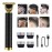 RQTYBUI Hair Clippers for Men - Cordless Electric Hair Trimmer Beard Trimmer Shaver, Zero Gapped Edgers with Guide Combs, Black