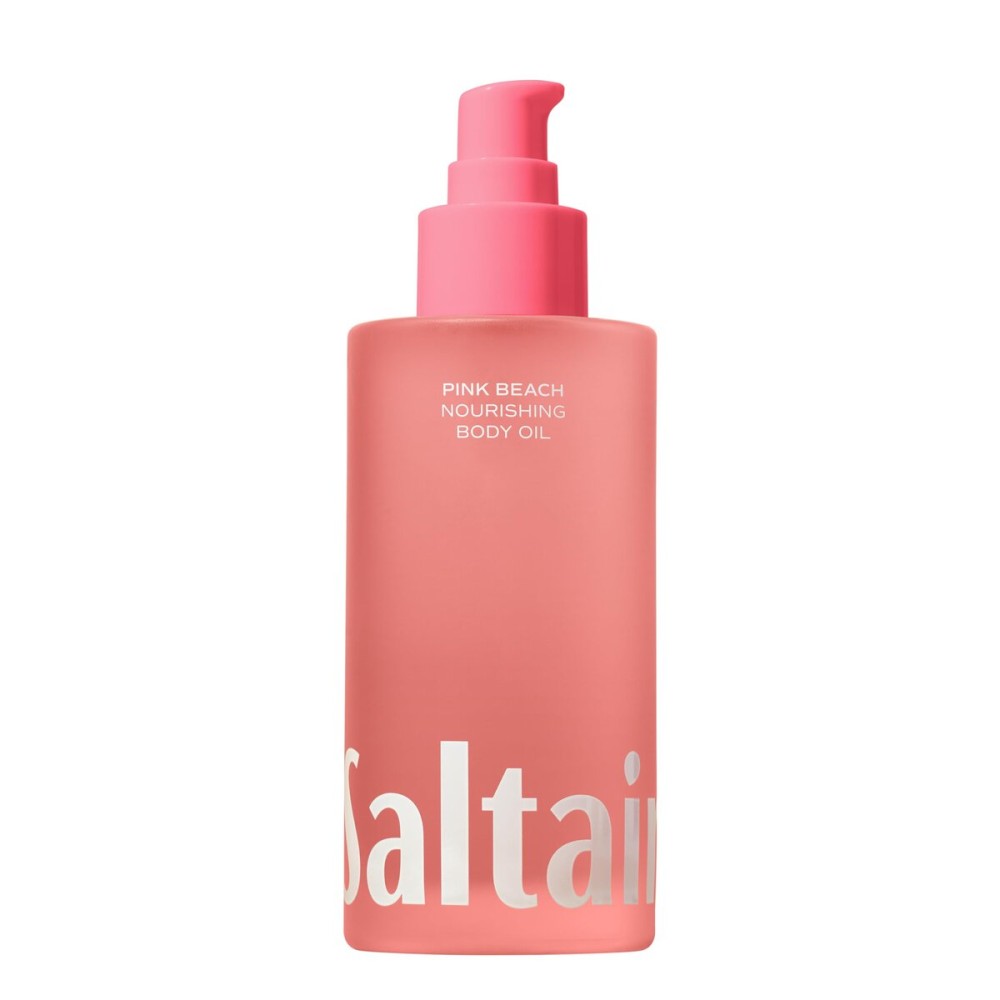 Saltair Body Oil. Luxurious Pink Beach After Shower and Bath Oil Moisturizer for Women. Botanical, Non-Greasy, and Well-Absorbing Lotion for Hydrating Dry Skin. 4oz Pump Bottle