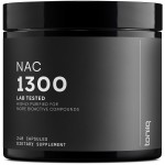 Toniiq 1300mg NAC - 4 Month Supply - Min. 98%+ Tested Purity - Ultra High Strength Bioavailable NAC Cysteine Supplement - 240 Vegetarian N Acetyl Cysteine Capsules -Lab Tested TQ