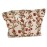 SxoSyo Cosmetic Bags for Women Makeup Bag Large Capacity Purse Travel Toiletry Zipper Storage Pouch Make up Brushes Organizer for Gifts (flowers and plants, Beige)