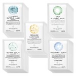 50Combo Korean Face Sheet Mask Gift Pack, Hydrating, Calming, Brightening, Smooting, Rejuvenating, EVE Vegan, Cica, Hyaluron, Retinol, Ceramide, Collagen