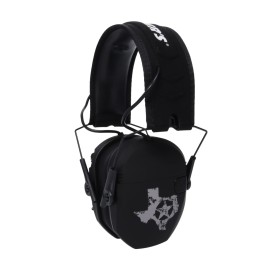 Walker\'s Razor Electronic Earmuffs -TEXAS EDITION, Black-texas (GWP-RSEM-TX)