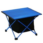 ROCK CLOUD Portable Camping Table Ultralight Aluminum Camp Table with Storage Bag Folding Beach Table for Camping Hiking Backpacking Outdoor Picnic