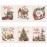Cunhill 6 Pcs Swedish Kitchen Dish Cloths Kitchen Towels Reusable Sponge Cleaning Cloths Wipes Absorbent Dish Cloth Quick Drying Washable Decorative Tea Towels No Odor Bar Hand Towel (Cardinal Bird)