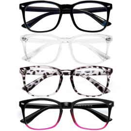 hunsquer Blue Light Glasses for Woman/Men Computer Blue Light Glasses