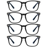 hunsquer Blue Light Glasses for Woman/Men Computer Blue Light Glasses