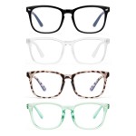 hunsquer Blue Light Glasses for Woman/Men Computer Blue Light Glasses