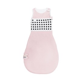 Nanit Breathing Wear Sleeping Bag - 100% Cotton Baby Sleep Sack - Works Pro Baby Monitor to Track Breathing Motion Sensor-Free, Real-Time Alerts, Size Large, 12-18 Months, Blush Pink