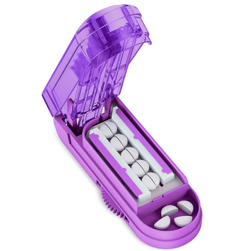DEPAD Pill Cutter Splitter for Cutting Multiple Pills, Adjustable Pill Cutters Splitters for Small and Tiny Pills with Accurate Alignment and Sharp Safe Blade
