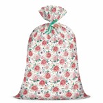 WRAPAHOLIC 56 Large Plastic Gift Bag - Pink Floral Jumbo Bike Bag Gift Wrap for Birthdays, Mother\'s Day, Wedding, Baby Shower, Parties, or Any Occasion - 56 H x 36 W