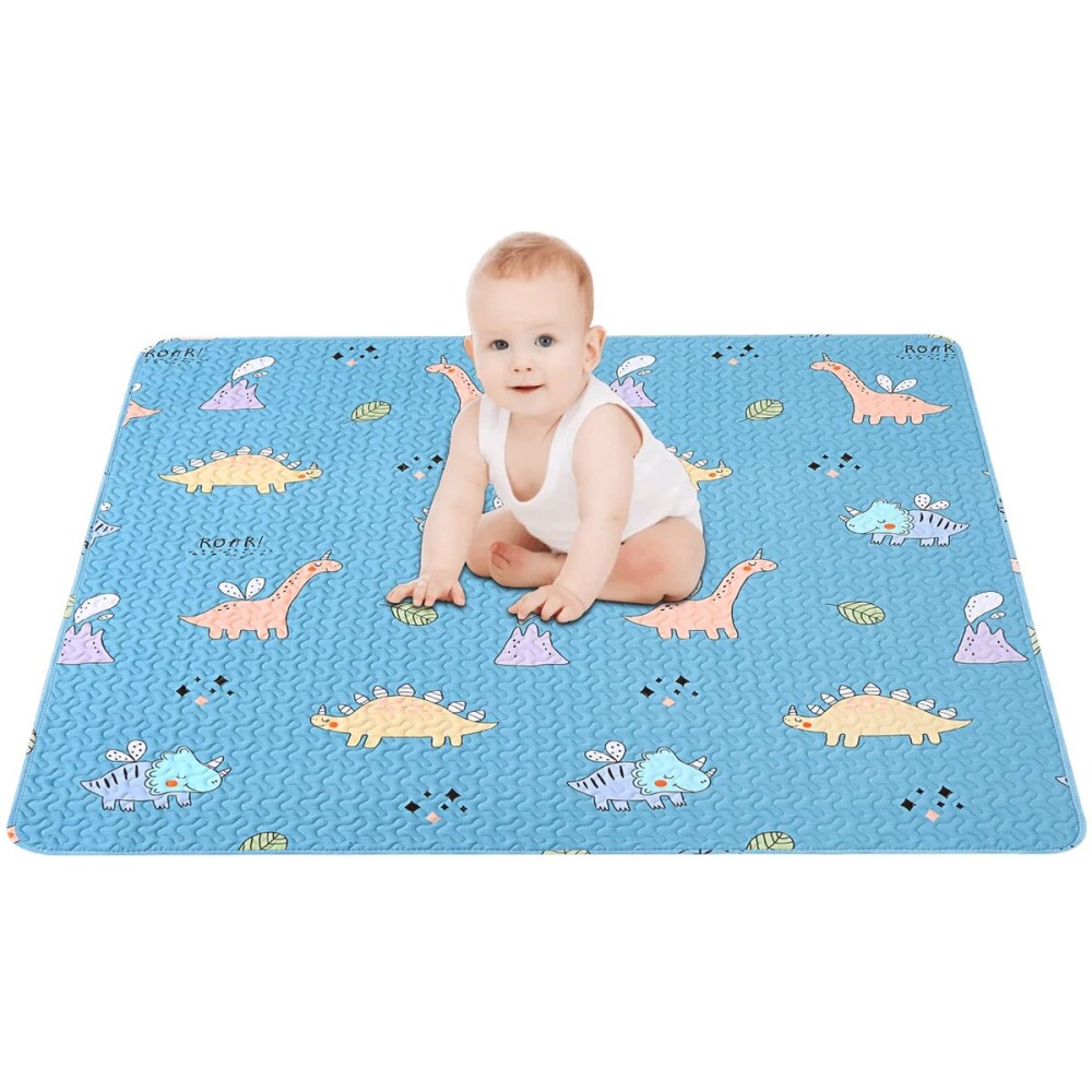 50x50 Play Mat for Playpen Foldable Baby Play Mat Large Tummy Time Mat, Non Slip Washable Baby Play Mats for Floor, Portable Travel Baby Crawling Mats for Toddlers and Infants