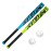 Ortiz34 Bat & Ball Set - Graffiti Plastic Bat & Ball Homerun Set- David Ortiz Backyard Baseball Set for Youth, Kids, Teenagers, Adults (2 Pack Bat & Ball Set, Blue/Volt)