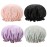Tbestmax Shower Caps for Women and Girl Long Think Hair, Reusable Waterproof Bath Cap/Hat Double Waterproof Layers 4 Pcs