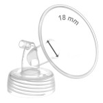Maymom Pump Part Compatible with Spectra S1,S2 Spectra 9 Plus Breastpump; Incl Wide Mouth Flange (One flange-18mm Flange) Not Original Spectra Flange; Not Spectra Baby USA Parts