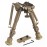 CVLIFE 6-9 Inch Bipod for Rifle Compatible with M-Rail Sling Stud Rifle Bipod with Adapter for Hunting and Outdoors
