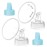 Maymom Pump Part Compatible with Spectra Ameda Luna Pumps, Inc Wide Mouth 17mm Flange Blue Duckbill Valve; Not Original Spectra S1 S2 9 Plus Synergy Gold Replacement Pump Parts Accessories