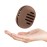 Fauxomor Makeup Sponge Holder,Double-sided Stripe Vented Silicone Beauty Blender Holder for Travel,Shatterproof Make Up Sponge Travel Case for All Sponges Sanitary Reuse Easy to Carry,Coffee