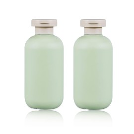 UMETASS 6.8oz Squeeze Bottles with Flip Cap, Refillable Plastic Travel Bottles for Creams, Lotion, Shampoo, Conditioner (2 Pcs)