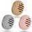 Fauxomor Makeup Sponge Holder,3PCS Double-sided Breathable Silicone Beauty Blender Holder for Travel,Shatterproof Makeup Sponge Travel Case for All Sponges Sanitary Reuse Easy Carry,Khaki+Pink+Grey