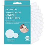 PICcircuit Pimple Patches for Face, Hydrocolloid Acne Patches, Invisible Zit Patches for Face, Acne Spot Treatment Patch Cystic Blemish Patches Zit Stickers for all Skin Colors (360 Counts)